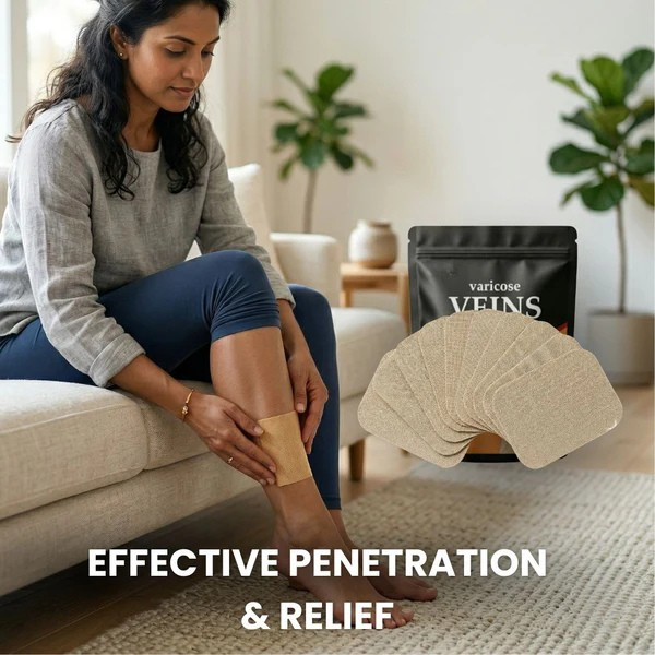 Varicose Vein Patches | Herbal Therapy for Swelling, Fatigue | 12 PCS