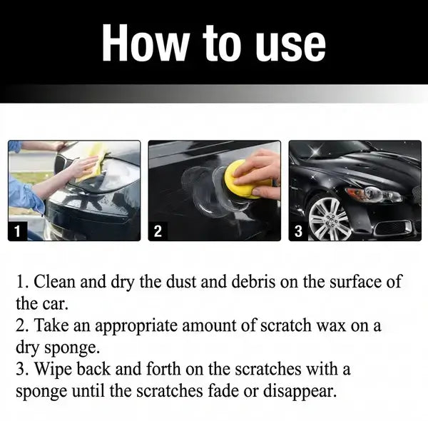 Car Scratch Removal Wax (Buy 1 Get 1 Free)