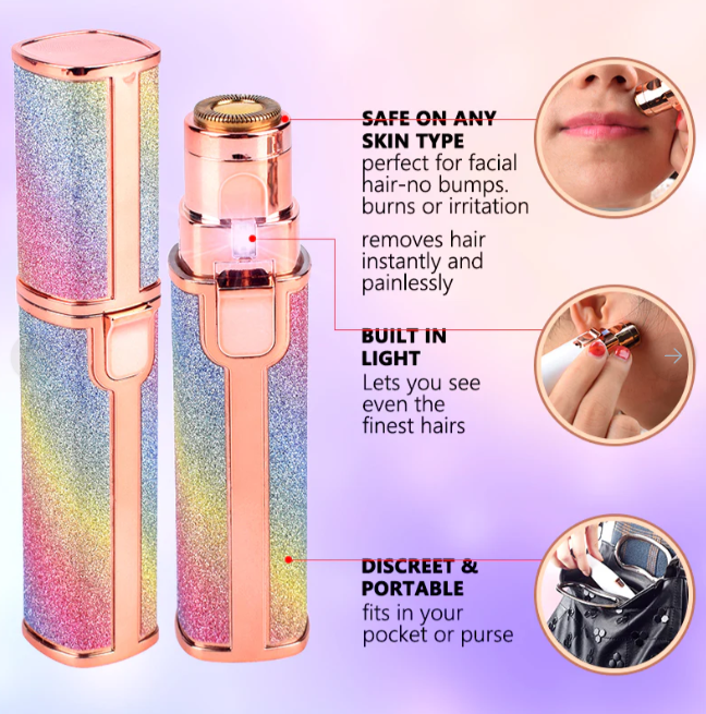 2-in-1 Facial Hair Remover & Eyebrow Trimmer Pack