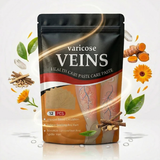 Varicose Vein Patches | Herbal Therapy for Swelling, Fatigue | 12 PCS